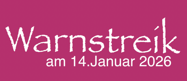 Warnstreik am 14. Januar 2026